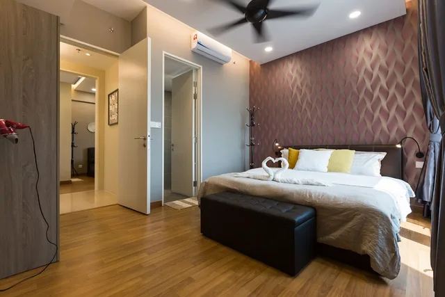 جناح فاخر بسرير كينج وسرير كوين وفرشتي فوتون وسرير كوين بغرفتي نوم، Tropicana 218 Macalister 2/3