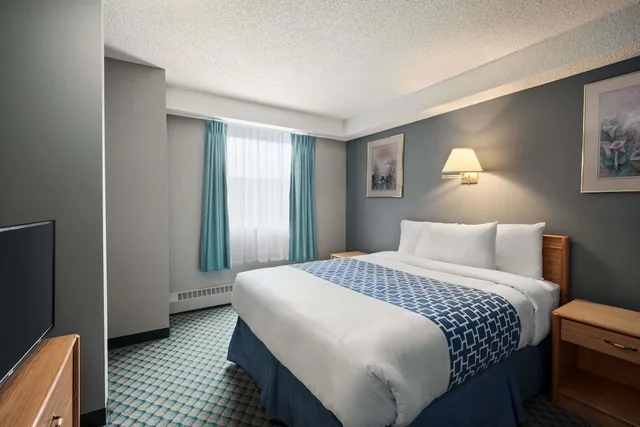 غرفة قياسية بسرير كوين، Travelodge by Wyndham Edmonton Airport 1/5