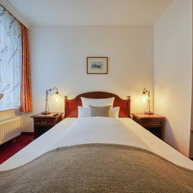 غرفة مفردة بإطلالة على البحر، Hotel Seeblick Wismar 2/10