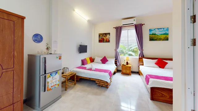 بنغل بسريرين مزدوجين، Muine Sunlight Villa 2/2