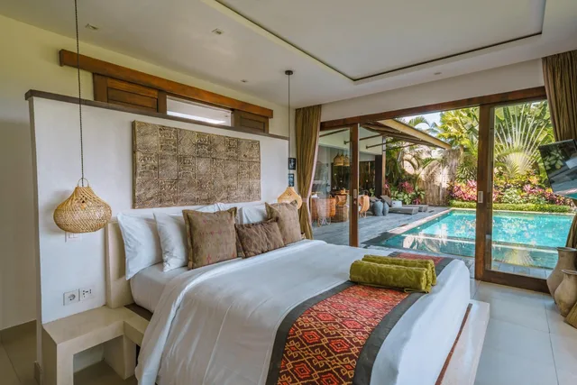 1 Bedroom, Pool, Luxury, Villa, Double Bed, Rice Field View، K Club Ubud 1/3