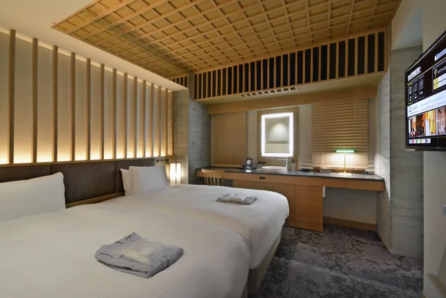 غرفة بسريرين منفصلين تُحدَّد حسب التوفر، Hotel Hillarys Akasaka 3/7