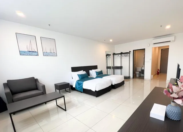 Studio, Suite, Twin Beds, The Straits Johor Bahru 1/1