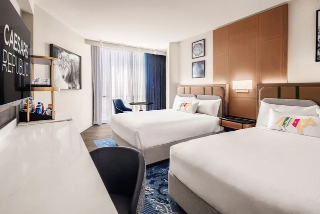 Renovated, Resort, Deluxe, 2 Queen Beds، Caesars Republic Lake Tahoe 1/8