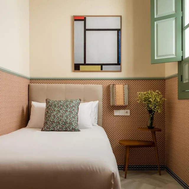 غرفة داخلية مفردة، Hotel Abril 2/12
