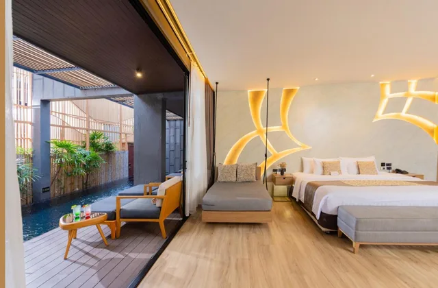 غرفة عائلية بغرفتي نوم بمسبح خاص، The Yana Villas Hua Hin 7/10