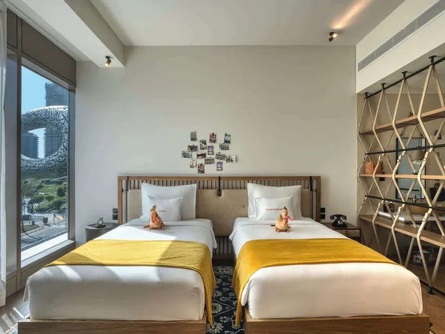 Glamping, Twin Beds, Large، 25hours Hotel Dubai One Central 2/9