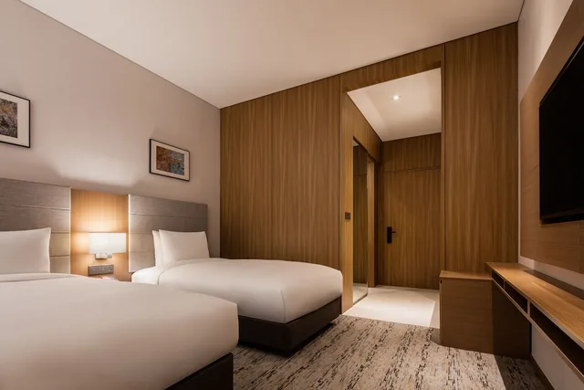 غرفة اقتصادية بسريرين منفصلين، Ramada by Wyndham Seoul Sindorim 1/3