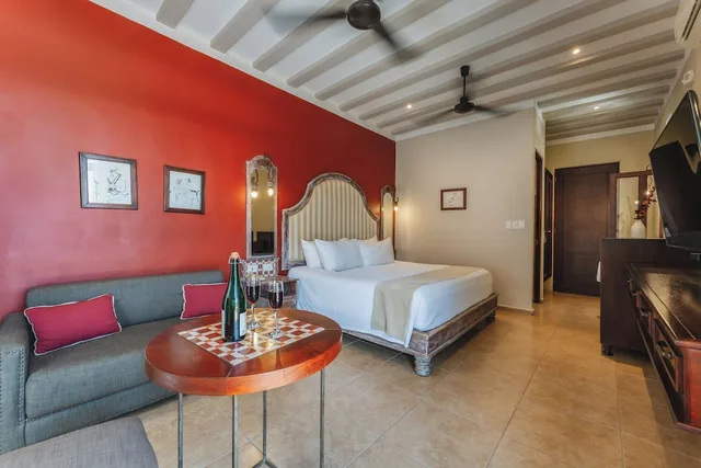 غرفة قياسية بسرير كينج، Casa Zafiro Hotel - Adults Only 6/10