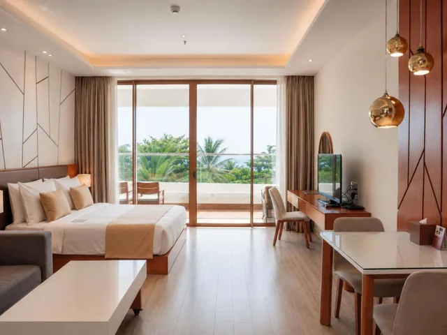 Connecting, Residence, Studio, Sea View, Sofa، Movenpick Resort Cam Ranh 2/9