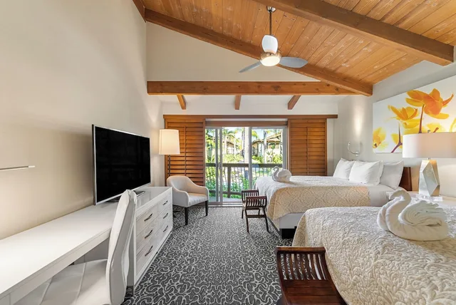 جناح بسريرين كوين بإطلالة على الحديقة، Humphreys Half Moon Inn And Suites 1/7