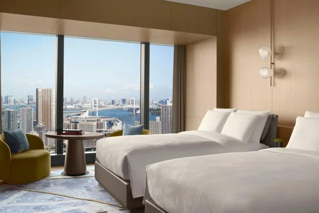 Bay, Guest Room, Deluxe, 2 Double Beds, Bay View, Executive Lounge Access، JW Marriott Hotel Tokyo 1/2