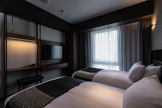 غرفة مفردة بسريرين منفصلين، Hotel Trad Hakata 3/3