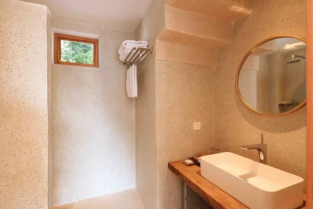 دوبلكس عائلي بسرير كوين بإطلالة على الجبل بشرفة بغرفتي نوم، Hangzhou Moju Boutique House 7/9