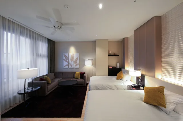 غرفة بريميوم بسريرين منفصلين، Solaria Nishitetsu Hotel Seoul Myeongdong 2/10