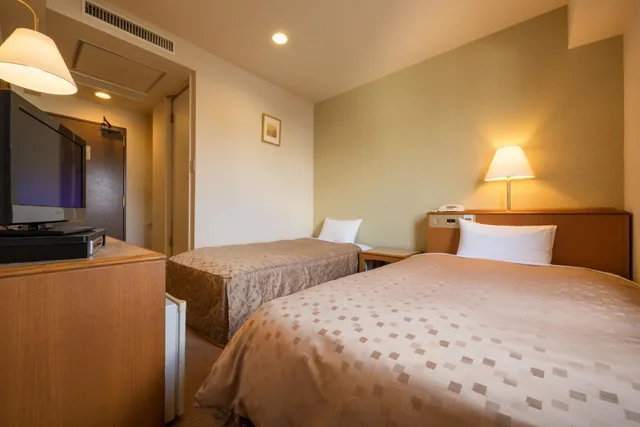 Semi Room, Twin Beds, Smoking، Pacific Hotel Shiroishi 1/1