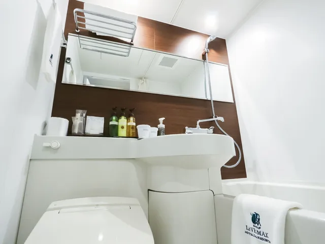 Room, Single, Single Bed, Hotel Livemax Tokyo Shintomicho 4/4
