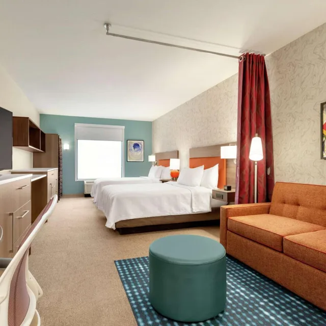 استوديو بسريرين كوين مع أريكة، Home2 Suites By Hilton Greece Rochester 1/6