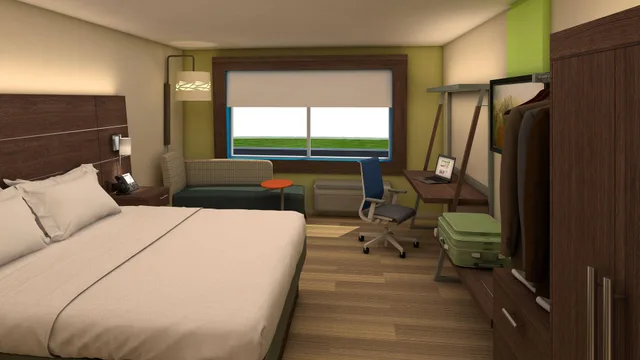 غرفة بسرير كينج، Holiday Inn Express Hotel Suites Bainbridge 5/6