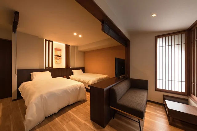غرفة قياسية بسريرين منفصلين، Hotel Miyajima Villa 1/2