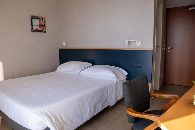 غرفة بسرير مزدوج بإطلالة على البحر، Hotel Italia e Lido Rapallo 1/7