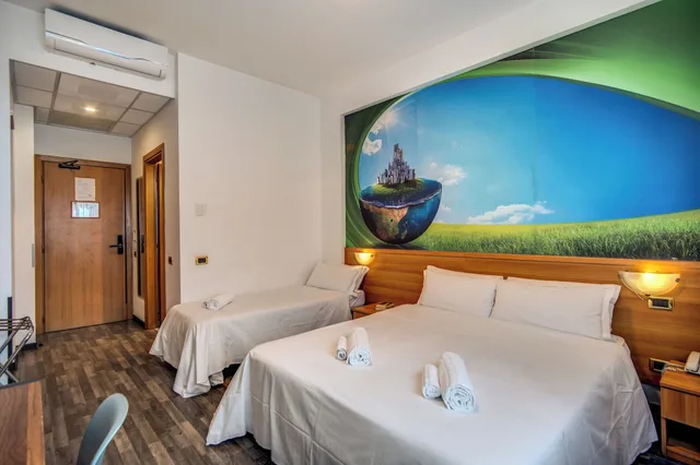 غرفة عائلية بأربعة أسرّة، Scheppers Hotel 7/10