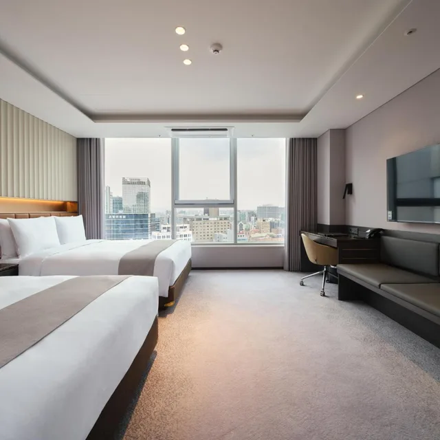 Premier, Family, Twin Beds, Stanford Hotel Myeongdong 1/6