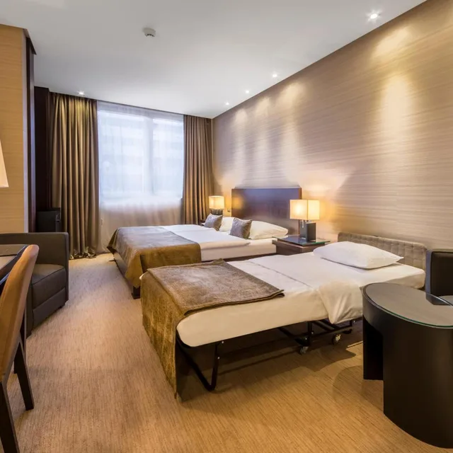 غرفة كبيرة بسرير مزدوج مع سرير إضافي، Residence 1/7