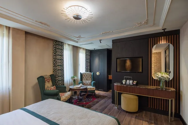 غرفة ديلوكس بسرير كوين بإطلالة على البحر، Tria Hotel Istanbul 1/5