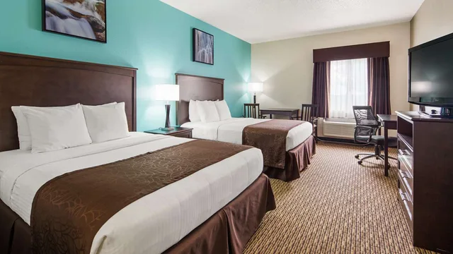 غرفة بسريرين كوين يُسمح فيها بالحيوانات الأليفة، Best Western River City Hotel 1/1
