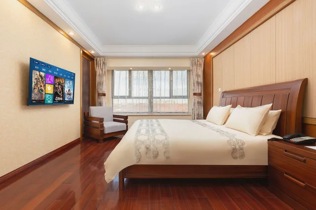 جناح بسرير كينج، GreenTree Inn Nantong Haimen Sanchang North Wangjiang Road Business Hotel 1/1
