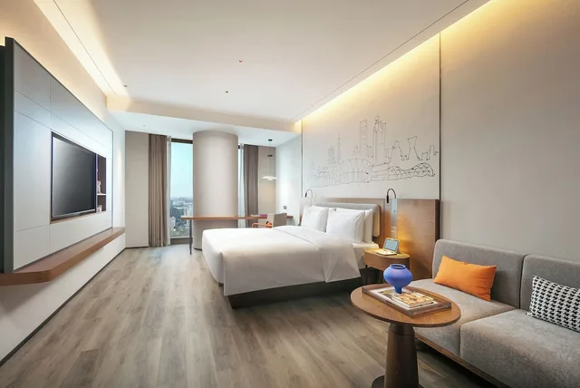 Basic, Single, Queen Bed, UrCove by Hyatt Foshan Downtown 3/5
