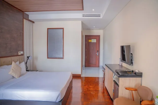 غرفة ديلوكس بسرير كينج بإطلالة على المدينة، LCS Hotel & Apartment 4/10