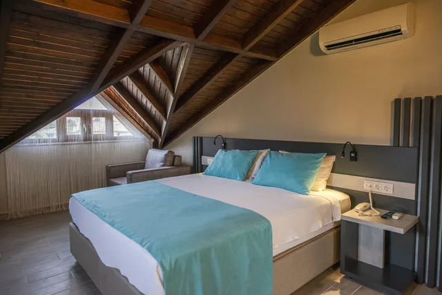 غرفة بانورامية بسرير كينج بإطلالة على الجبل مع أريكة، Göcek Arion Hotel 1/4