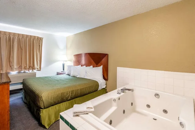 غرفة قياسية بسرير كينج مع أريكة، Econo Lodge Inn & Suites Auburn, MI 5/7