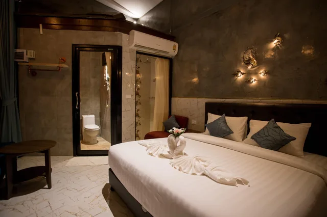 استوديو بسرير كينج بإطلالة على الحديقة، Foresto Sukhothai Guesthome 1/1