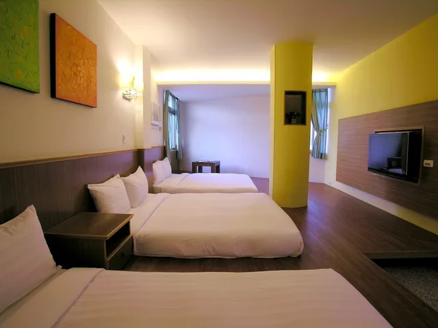 غرفة عائلية بسريرين مزدوجين، Fu Bin Hostel 2/3