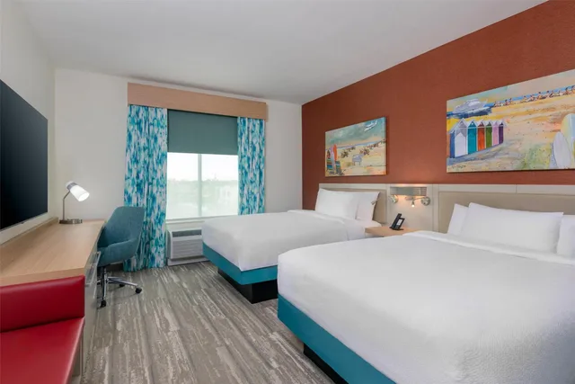 غرفة بسرير كوين بإطلالة لذوي الإعاقة، Hilton Garden Inn Cape Canaveral near Cocoa Beach 1/3