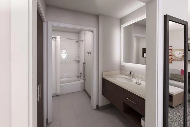 جناح بسرير كينج بإطلالة على الجبل، Homewood Suites by Hilton Cathedral City Palm Springs 4/4