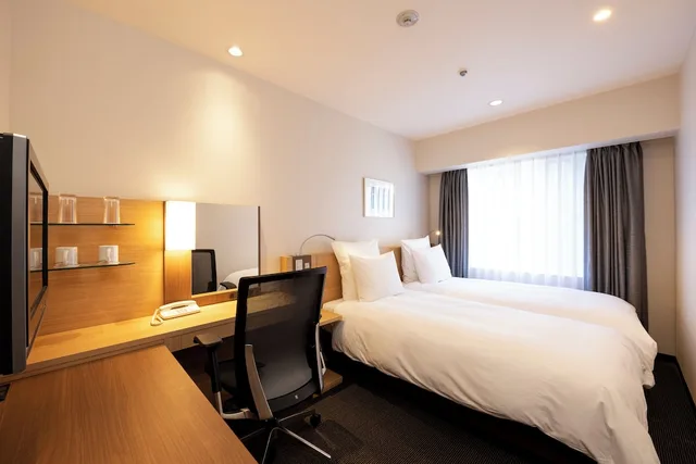 غرفة قياسية بسريرين منفصلين للمدخنين، Ana Crowne Plaza Hotel Hiroshima 4/9
