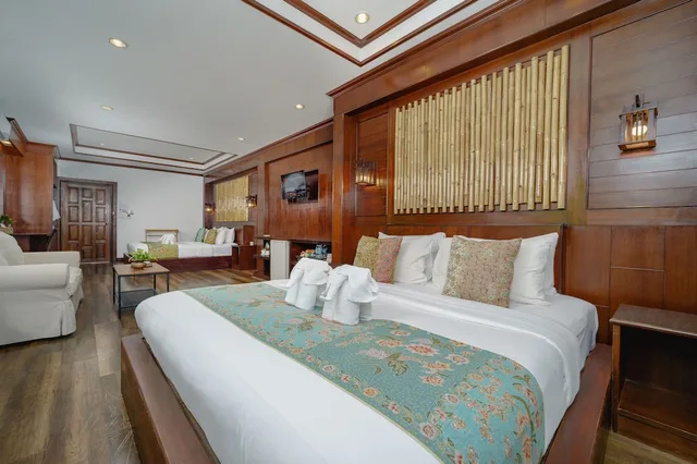 غرفة عائلية بسرير كينج وسرير فردي بإطلالة على الحديقة، Railay Phutawan Resort 7/10