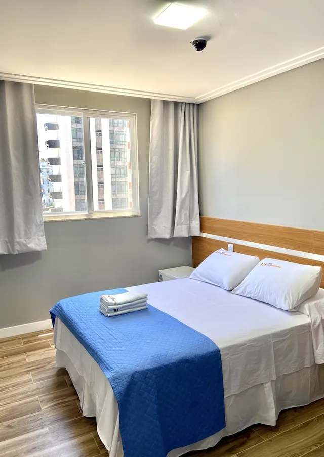 غرفة قياسية بسرير مزدوج، Porto Salvador Hotel 1/10