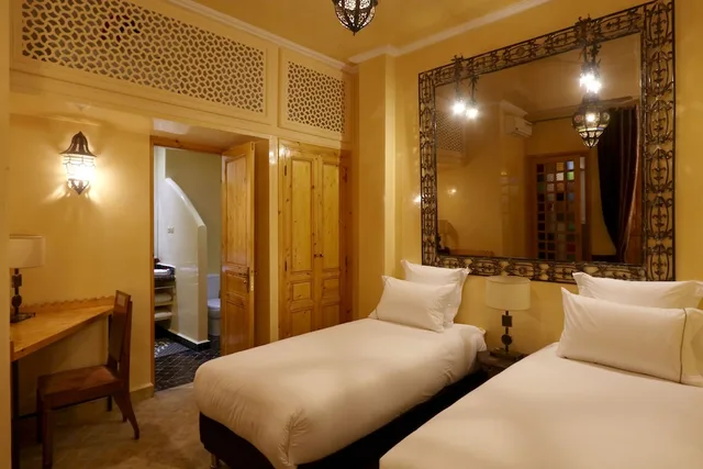 غرفة بسريرين منفصلين، Riad Andalla Spa 1/7