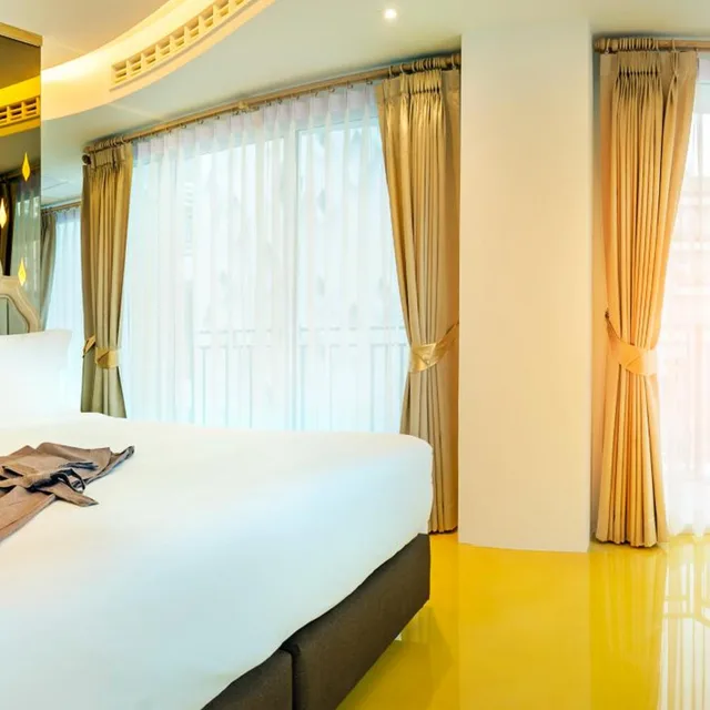 غرفة تنفيذية بسرير مزدوج بشرفة، Anajak Bangkok Hotel 3/10