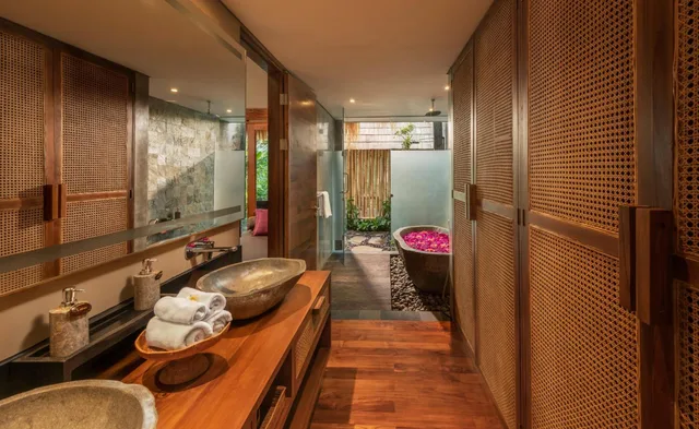 Pool, Suite, River View, Sofa، Fivelements Bali Retreat 3/3