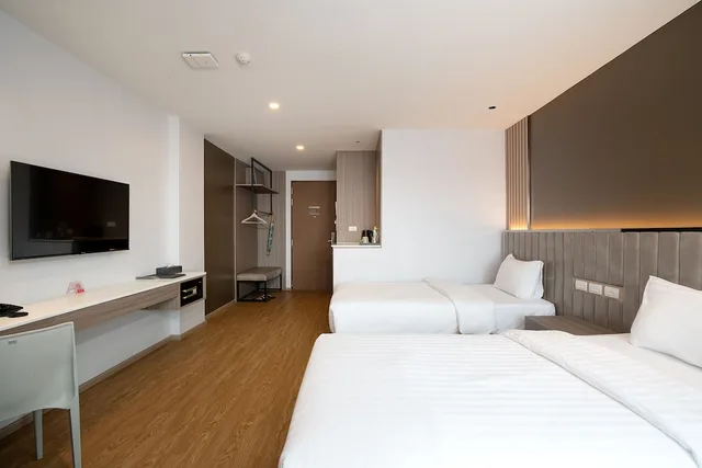 غرفة بريميوم بسريرين منفصلين، Crystal Srivaree Suvarnabhumi Hotel 1/4