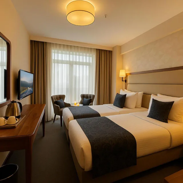 غرفة قياسية بسرير مزدوج أو سريرين منفصلين، Istanbul Midpoint Hotel 3/8