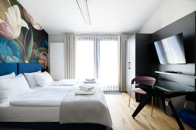استوديو بسرير كينج، Aparthotel Inspire Miodova Residence 1/5