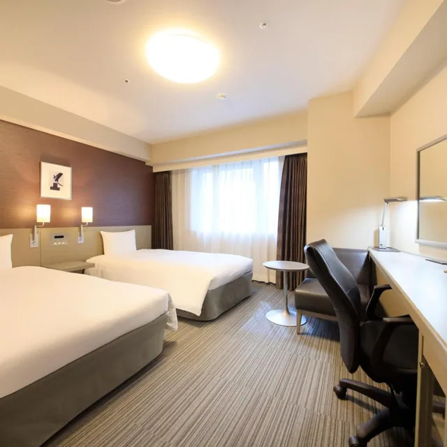 غرفة بسريرين منفصلين لذوي الإعاقة، Daiwa Roynet Hotel Tokyo Osaki 1/8