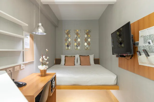 غرفة بسرير مزدوج أو سريرين منفصلين، Selah Pods Hotel Manila 1/1